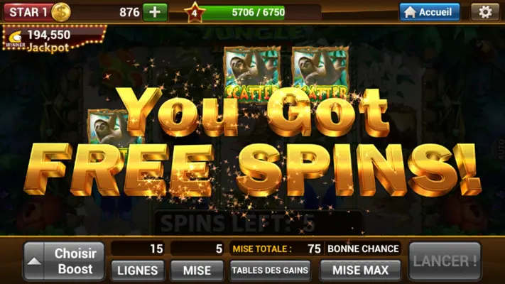 Slots Deluxe FR android App screenshot 0